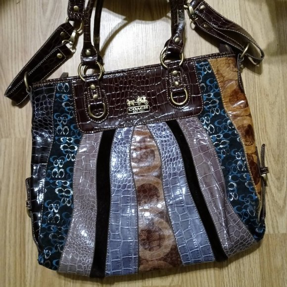 Coach Vintage Metallic Patchwork Limited - Picture 1 of 6